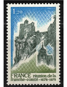 FRANCE 1978 Reannexation of Franche-Comté MNH**
