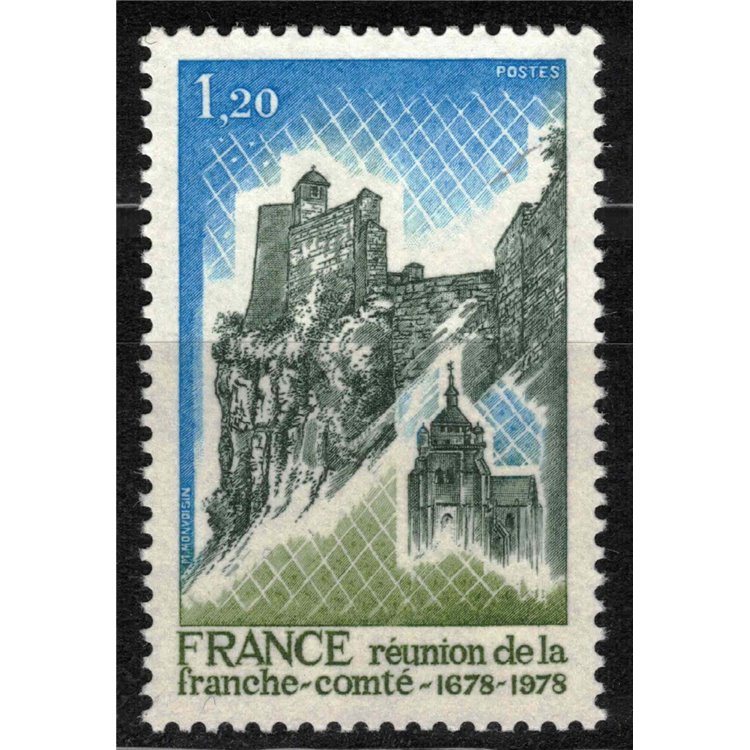 FRANCE 1978 Reannexation of Franche-Comté MNH**