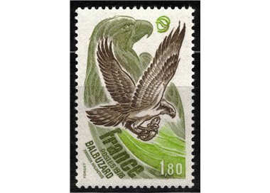 FRANCIA 1978 Protezione della natura (Falco pescatore) MNH**