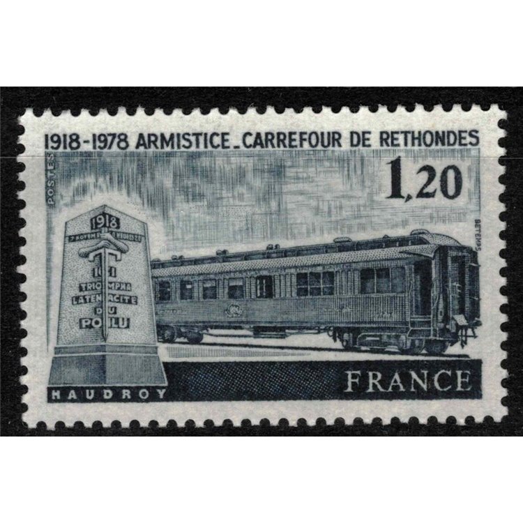 FRANCE 1978 Armistice of Rethondes MNH**