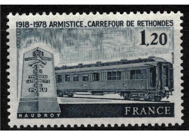 FRANCE 1978 Armistice of Rethondes MNH**