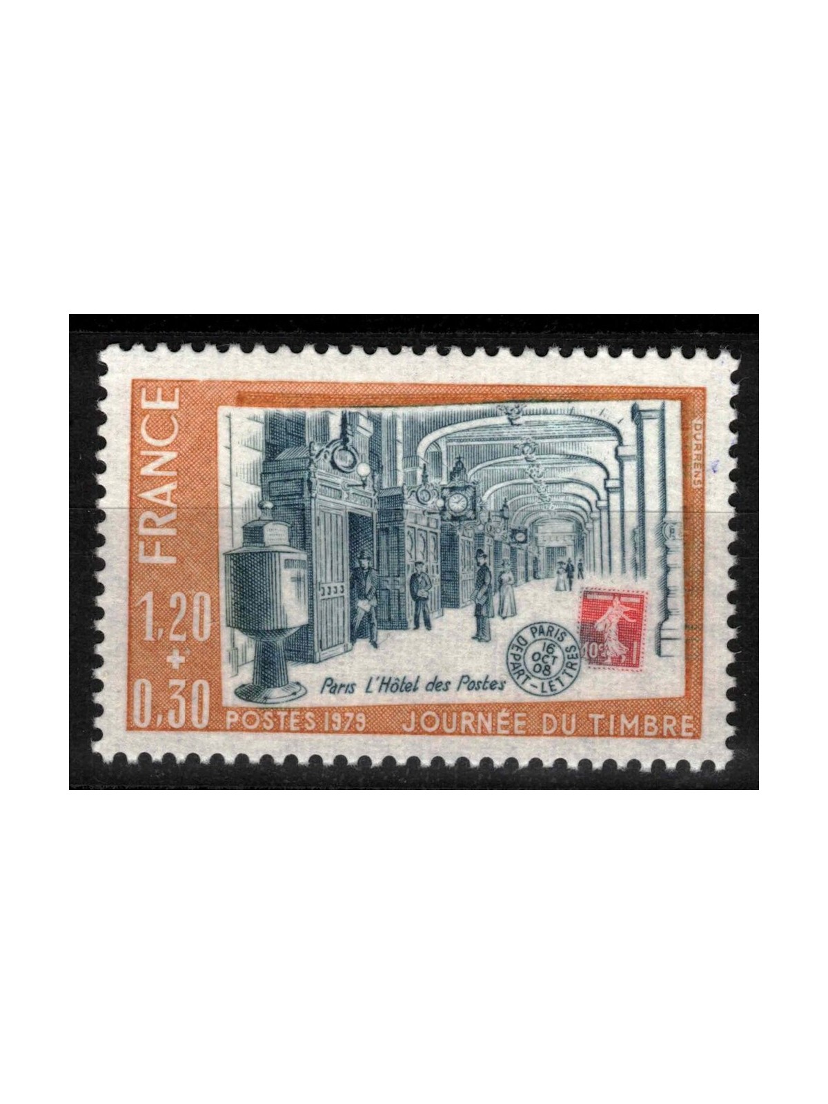 FRANCIA 1979 Giornata del francobollo MNH**