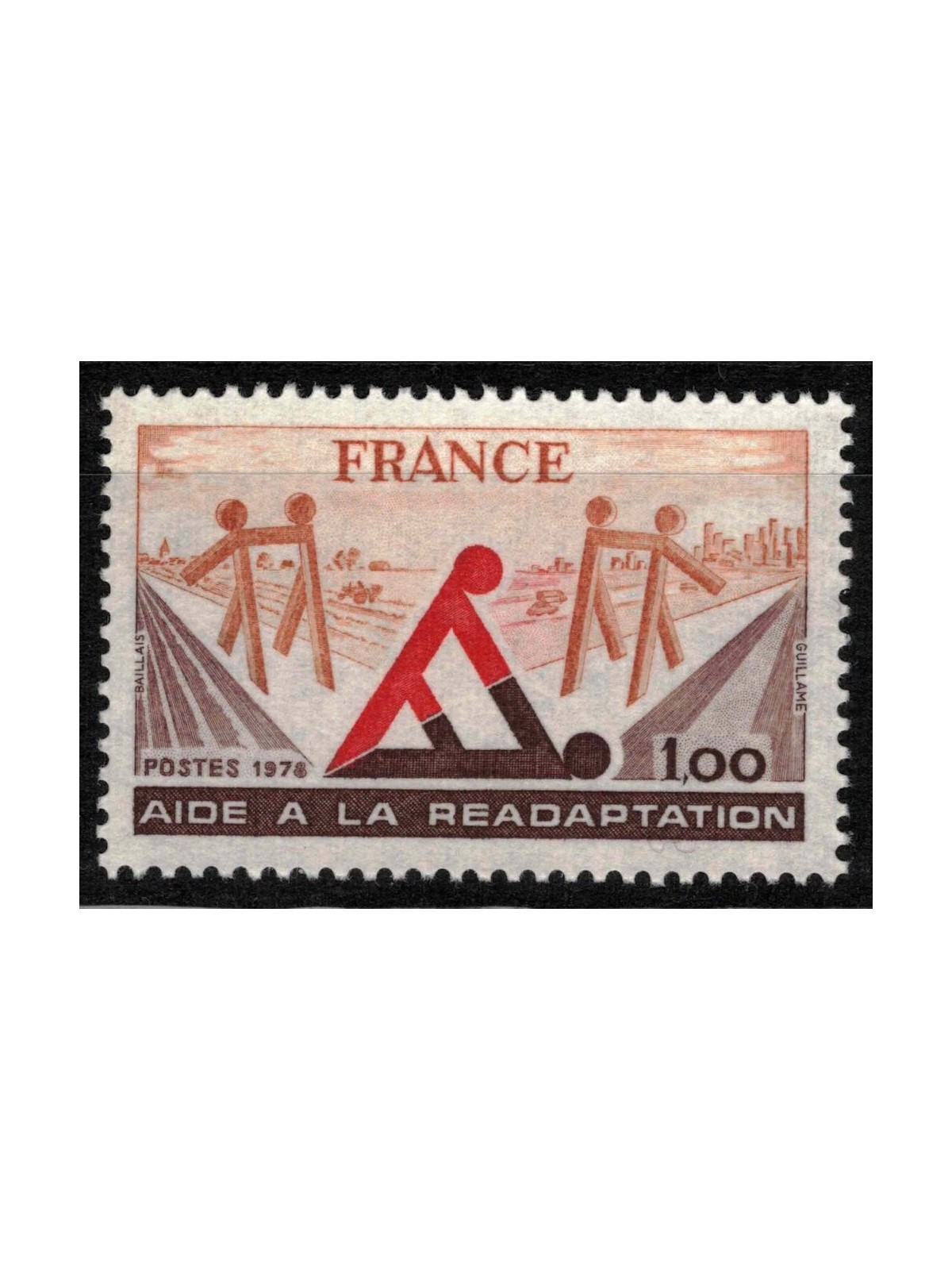 FRANCIA 1978 Aiuto agli Handicappati MNH**