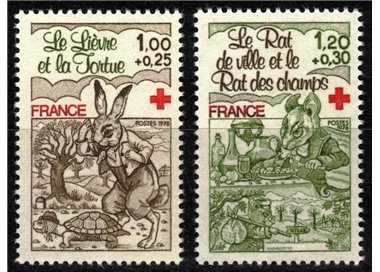 FRANCIA 1978 Pro Croce Rossa 2v MNH**