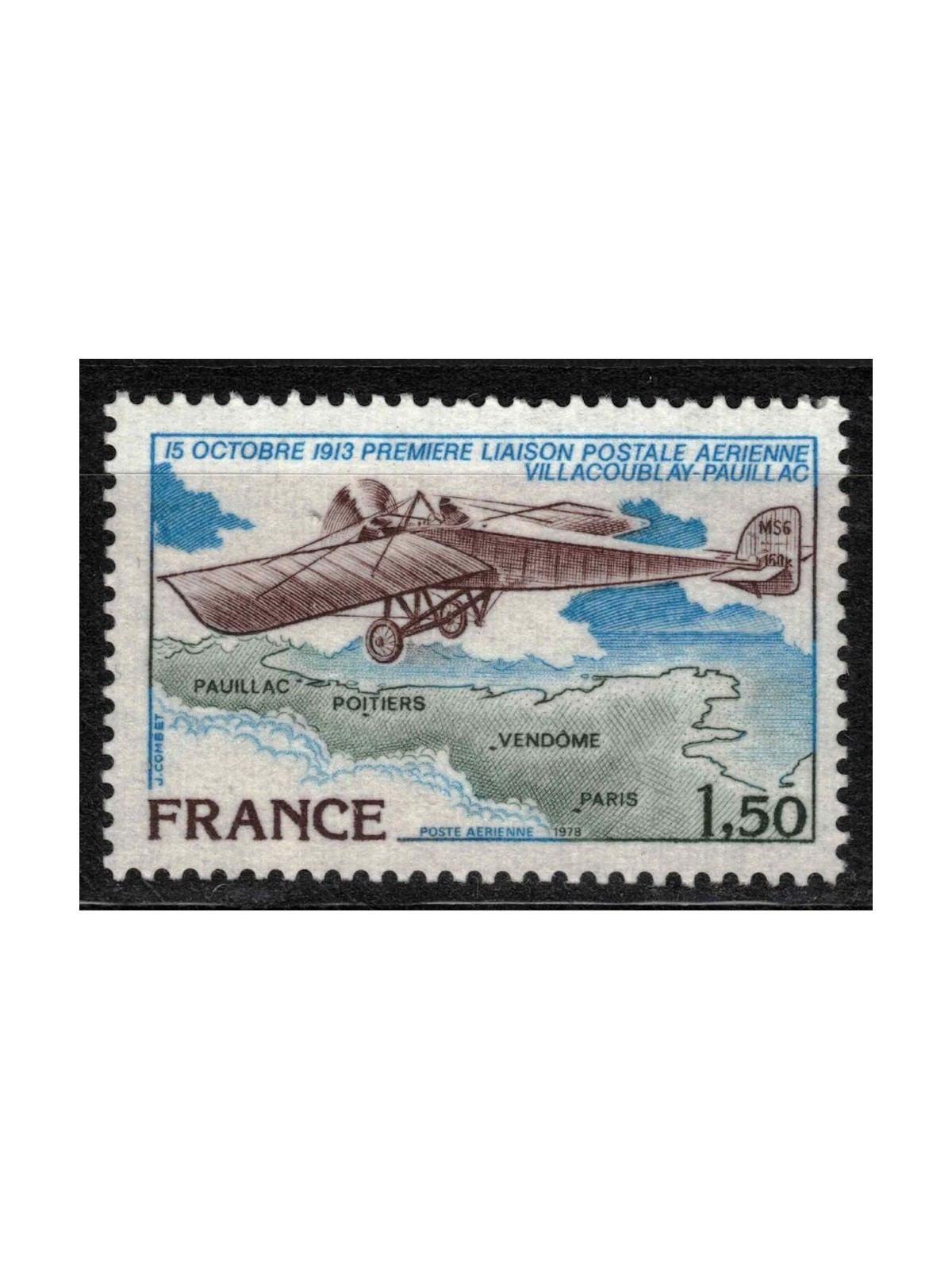 FRANCIA 1978 Collegamento postale aereo MNH**