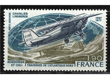 FRANCIA 1977 Traversata aerea dell'Atlantico del Nord MNH**