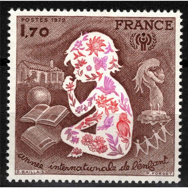 FRANCE 1979 International Year of the Child MNH**