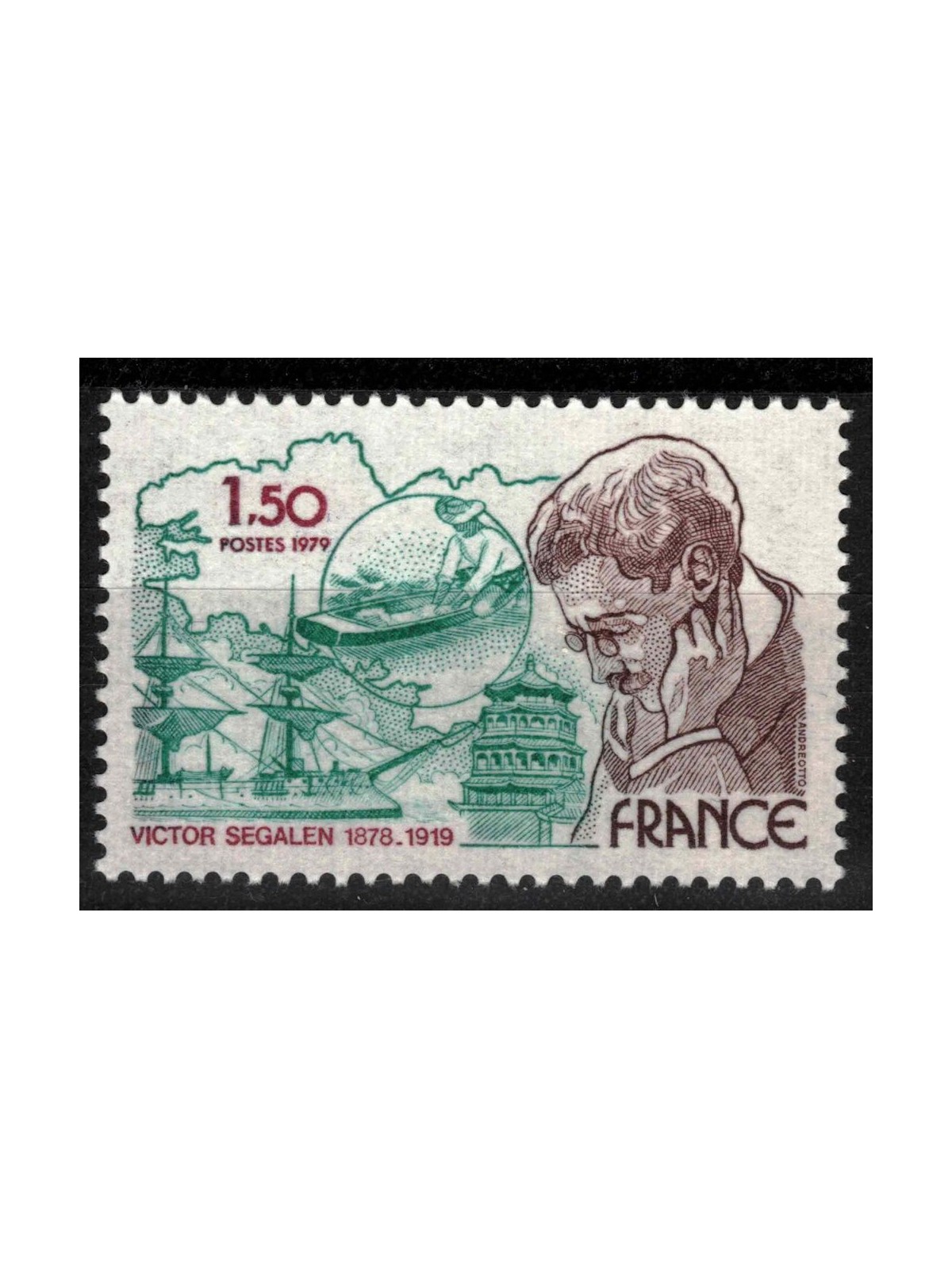 FRANCIA 1979 Victor Segalen MNH**