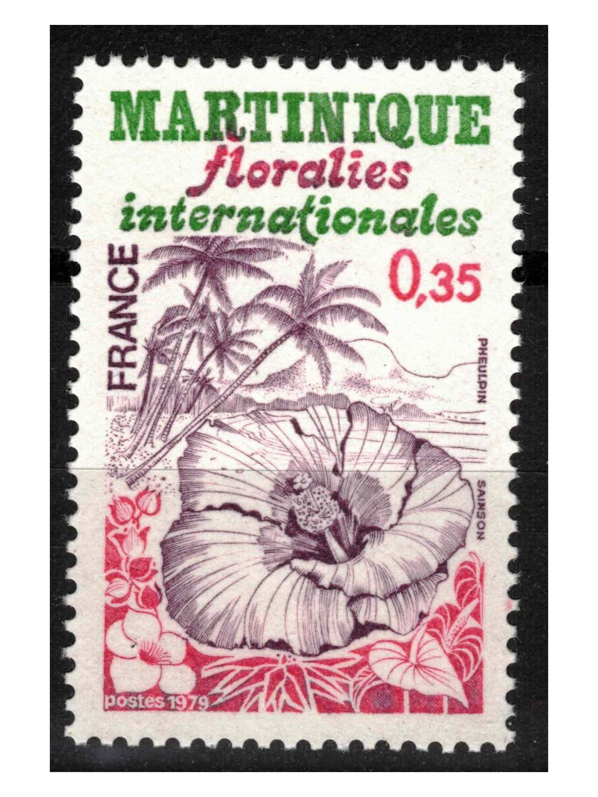 FRANCIA 1979 Mostra Floreale MNH**
