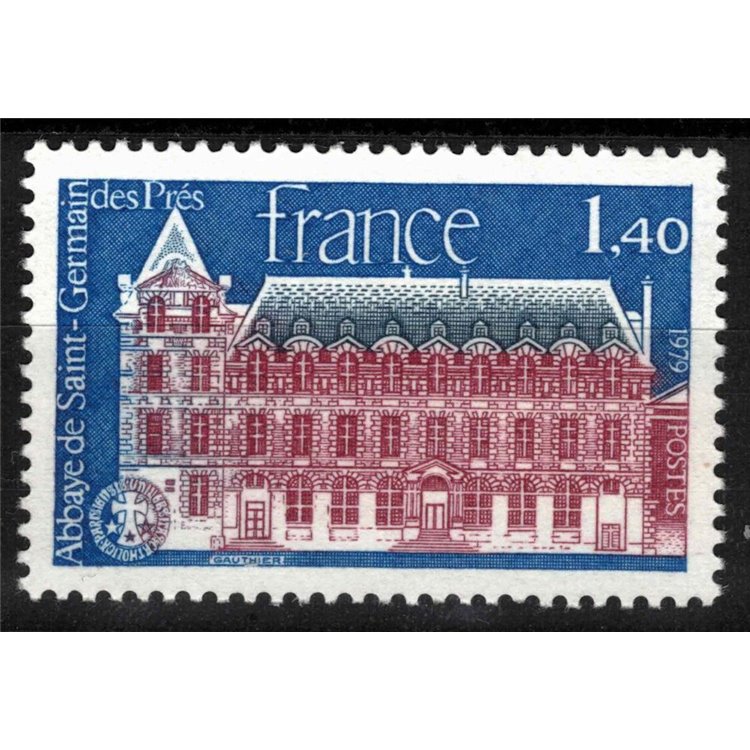 FRANCIA 1979 Abbazia di Saint-Germain des Prés MNH**