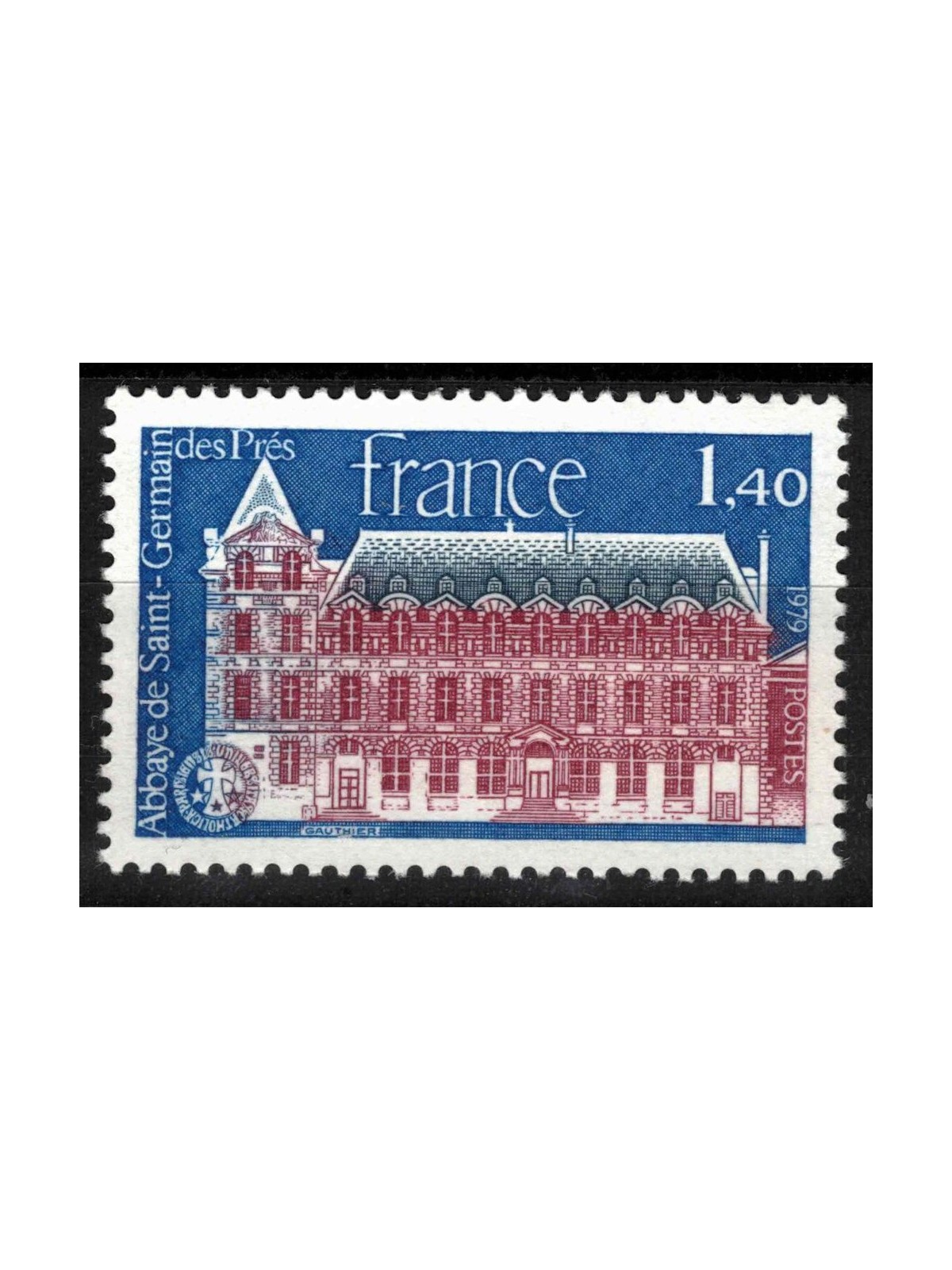FRANCE 1979 Abbey of Saint-Germain des Prés MNH**