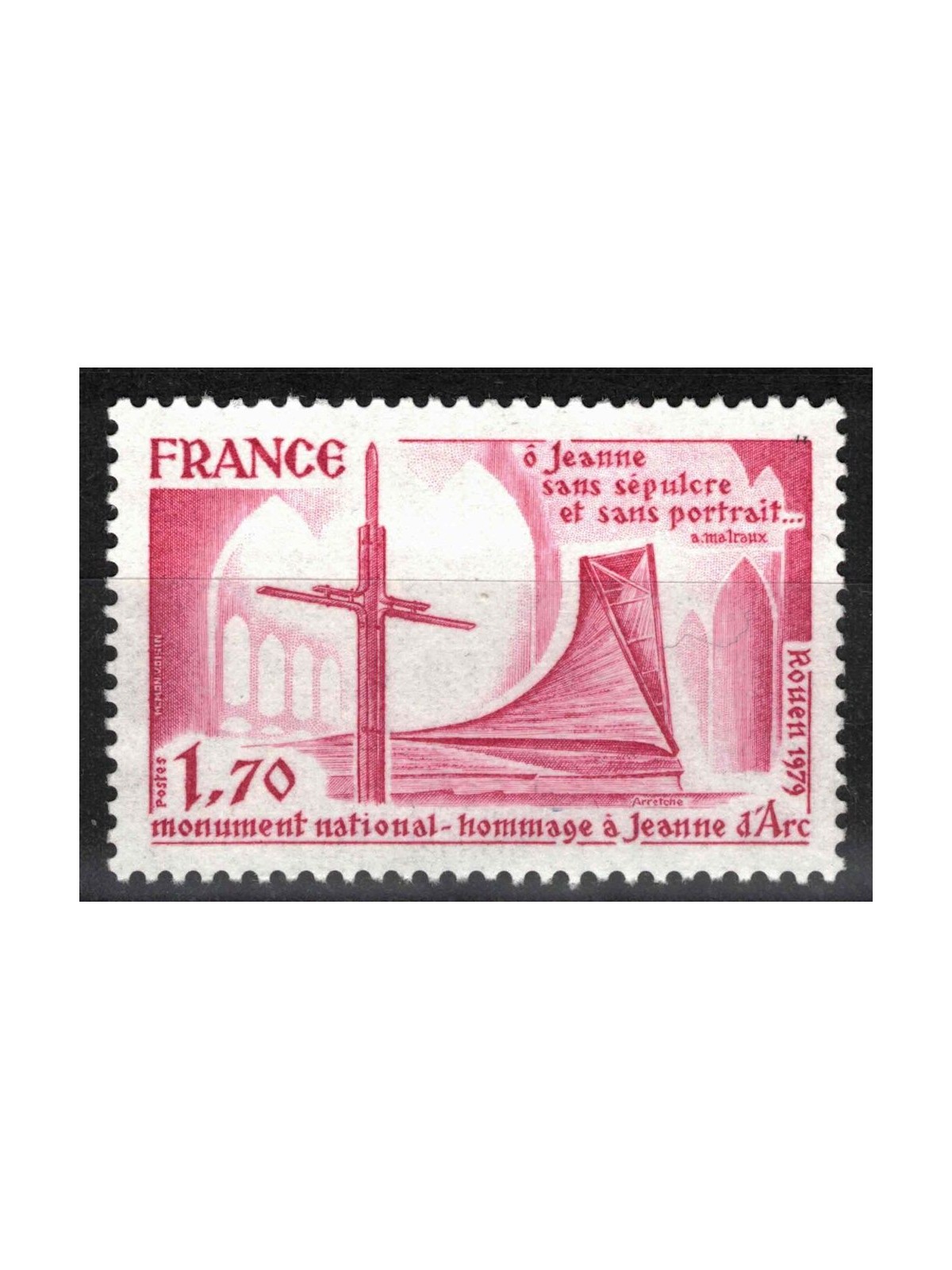 FRANCE 1979 Homage to Joan of Arc MNH**