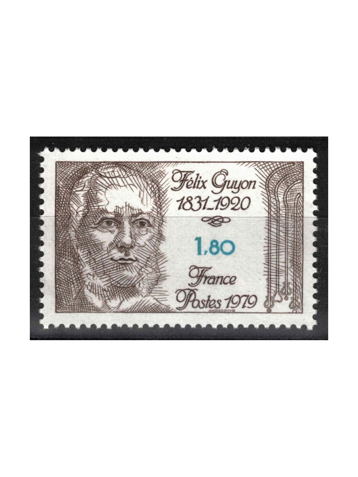 FRANCE 1979 In memory of Felix Guyon MNH**