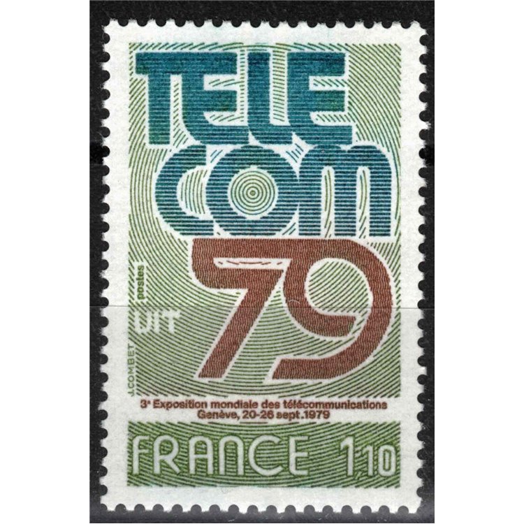 FRANCIA 1979 Esposizione delle telecomunicazioni MNH**