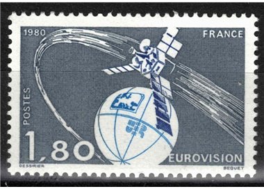FRANCIA 1980 Eurovisione MNH**