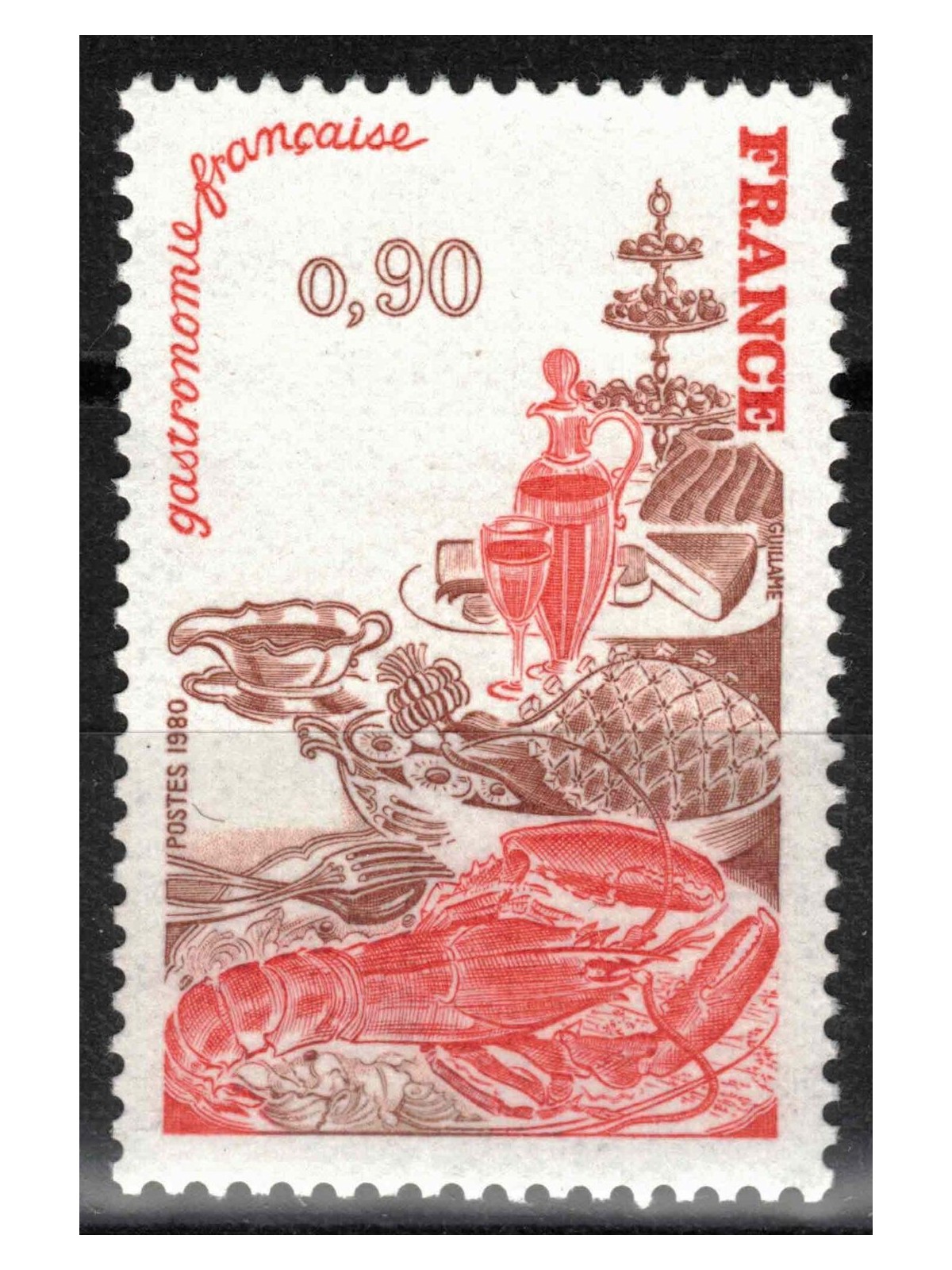 FRANCE 1980 French gastronomy MNH**
