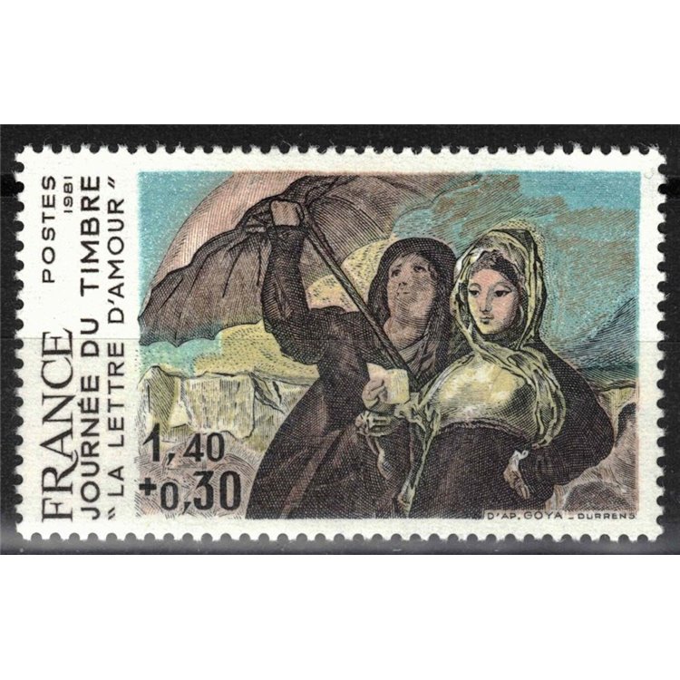 FRANCE 1981 Stamp Day MNH**