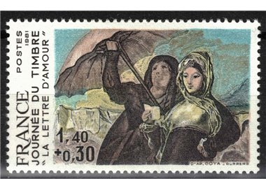 FRANCE 1981 Stamp Day MNH**