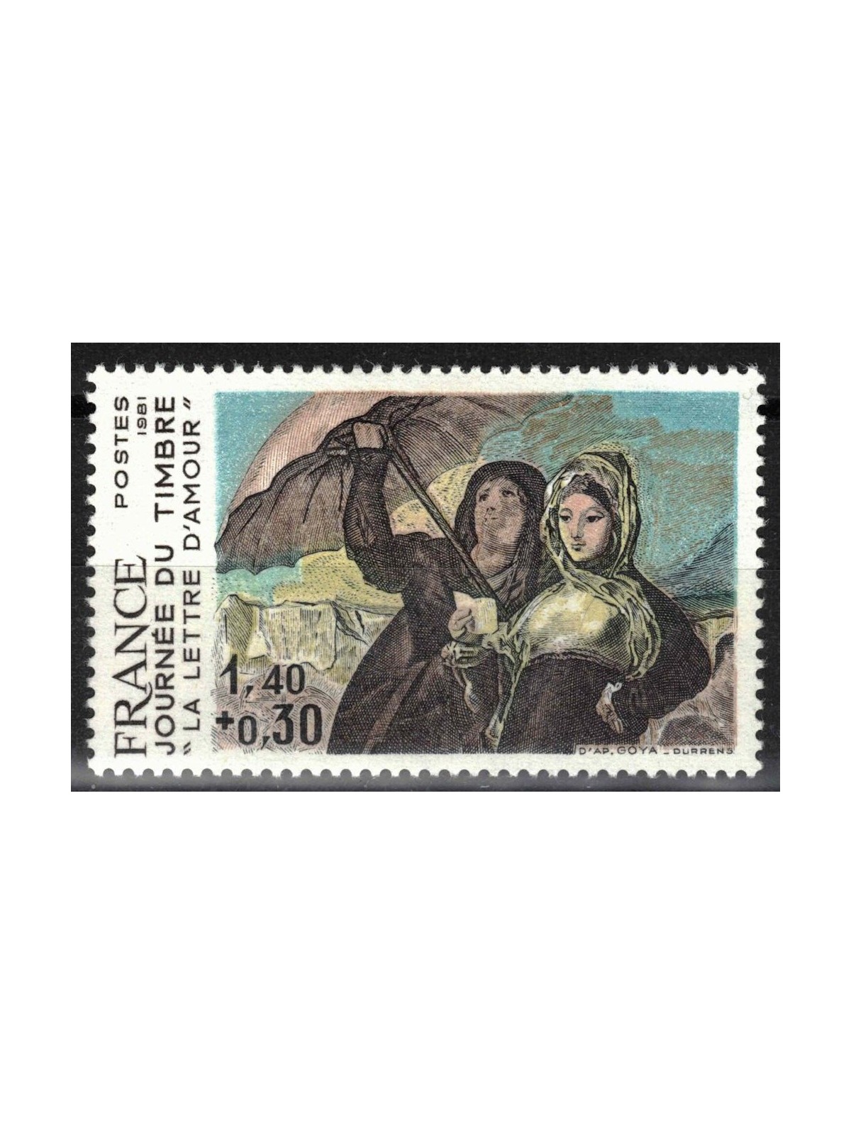 FRANCIA 1981 Giornata del francobollo MNH**