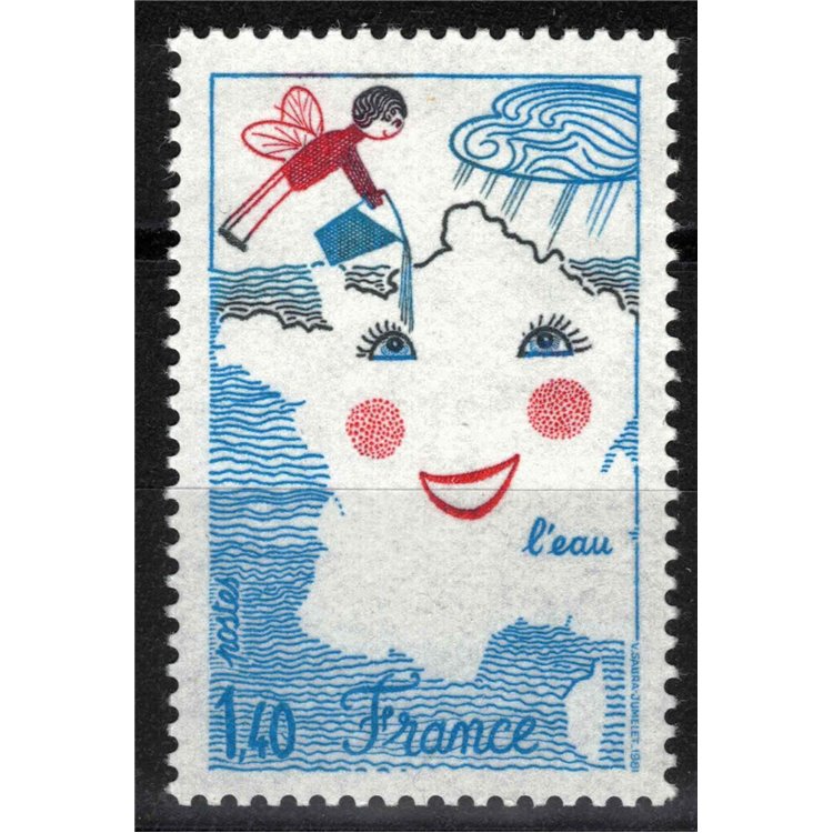 FRANCE 1981 Children's Drawing Competition MNH**