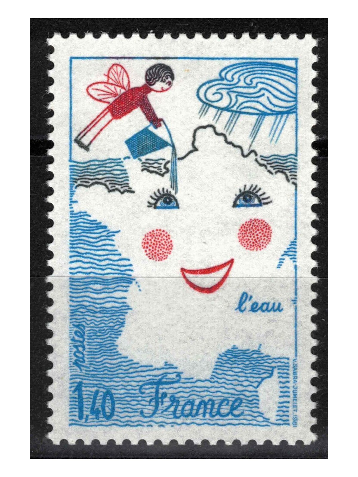 FRANCIA 1981 Concorso di disegno per bambini MNH**