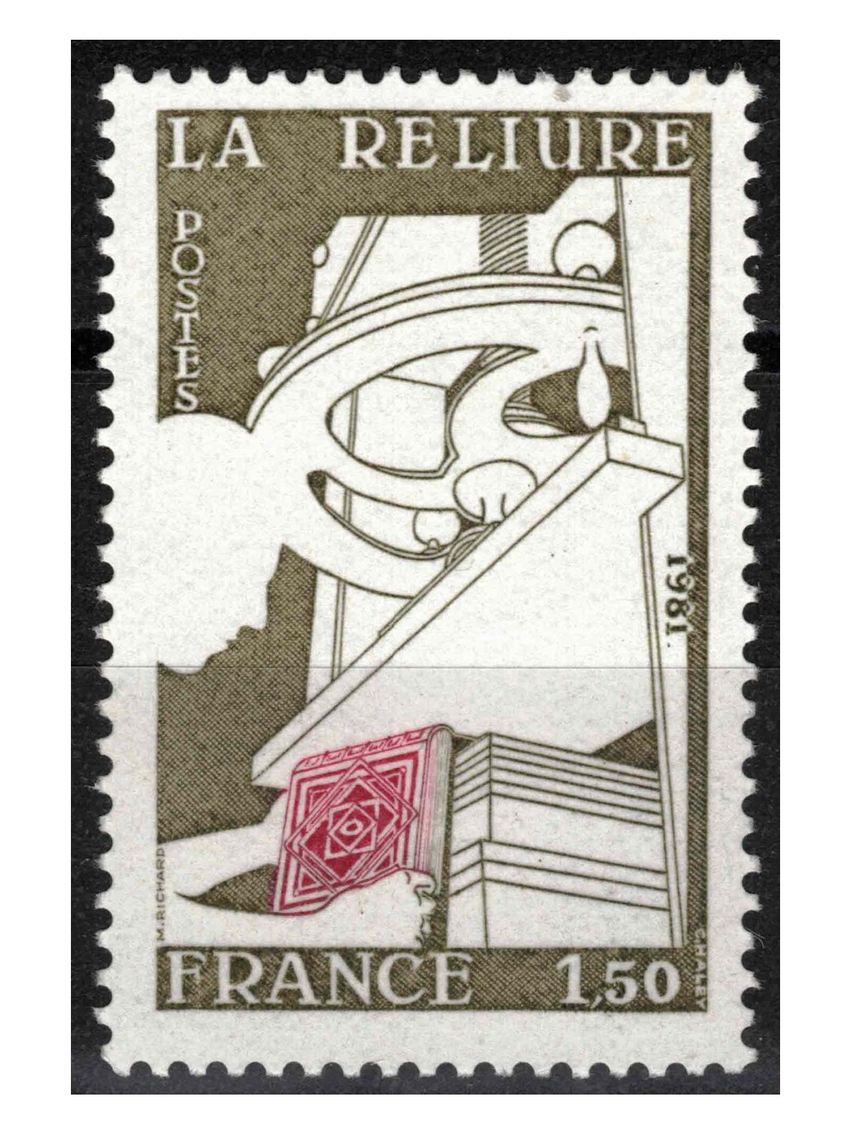 FRANCIA 1981 Artigianato (la rilegatura) MNH**