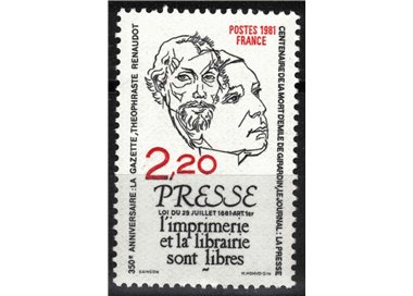 FRANCE 1981 La Stampa MNH**