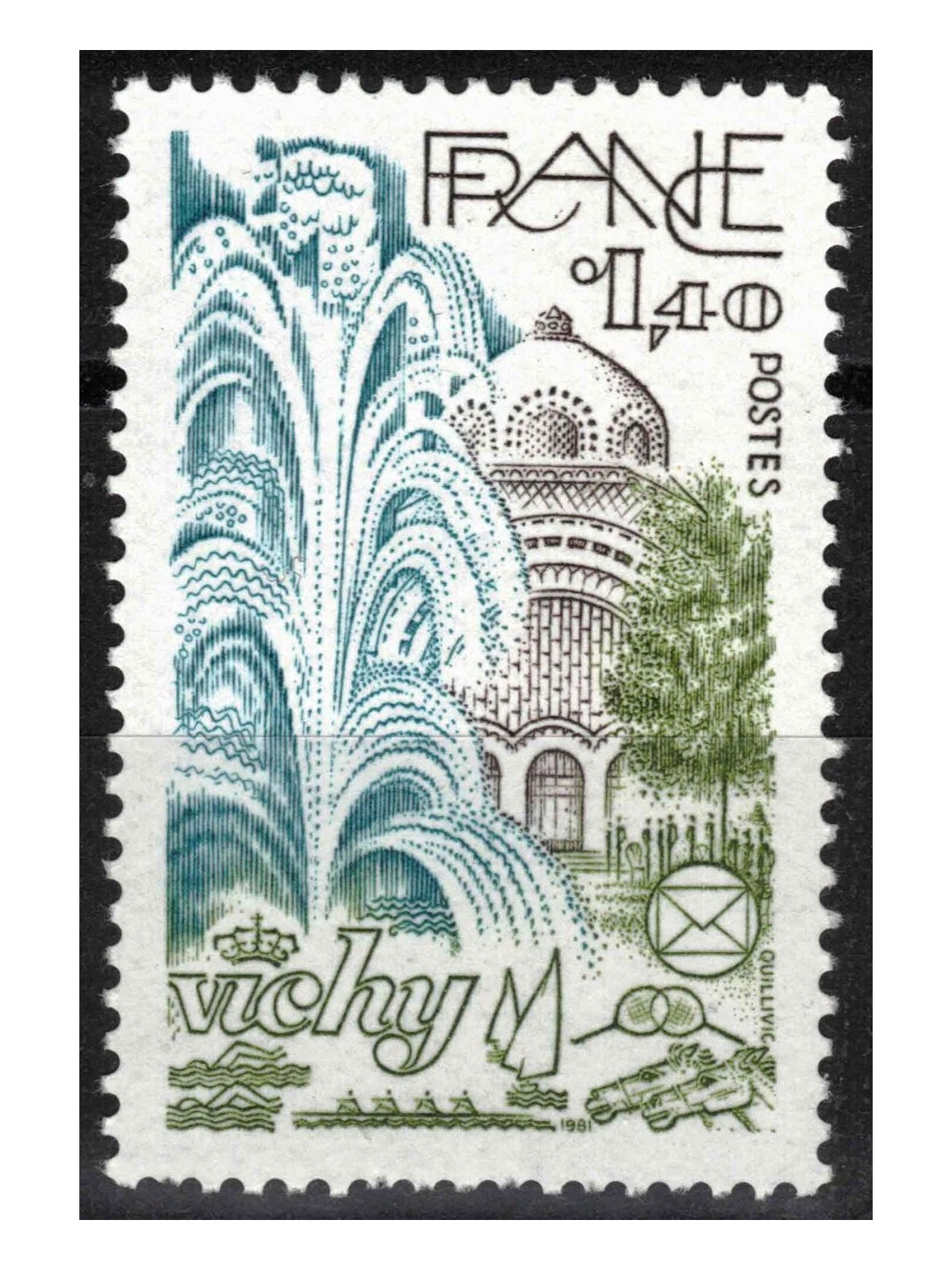 FRANCIA 1981 Società Filateliche Francesi MNH**
