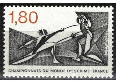 FRANCIA 1981 Campionati del mondo di scherma MNH**