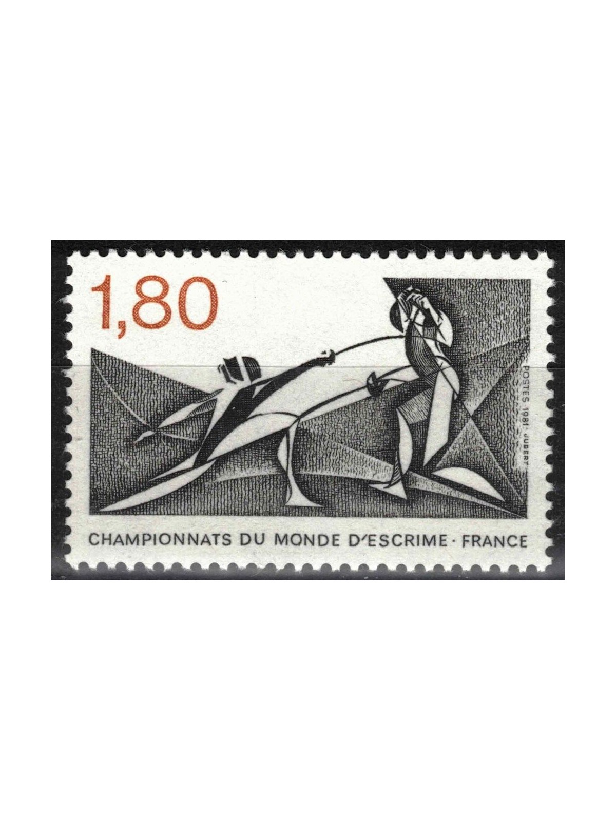 FRANCIA 1981 Campionati del mondo di scherma MNH**