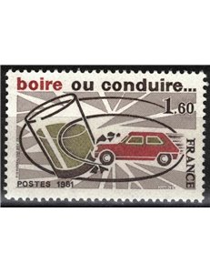 FRANCIA 1981 Propaganda per la sicurezza stradale MNH**