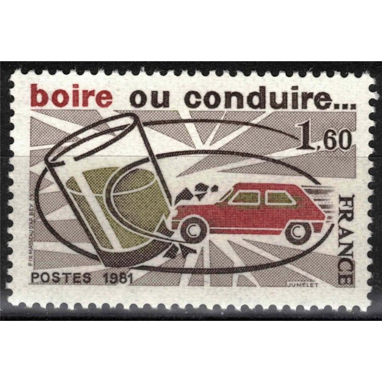 FRANCIA 1981 Propaganda per la sicurezza stradale MNH**