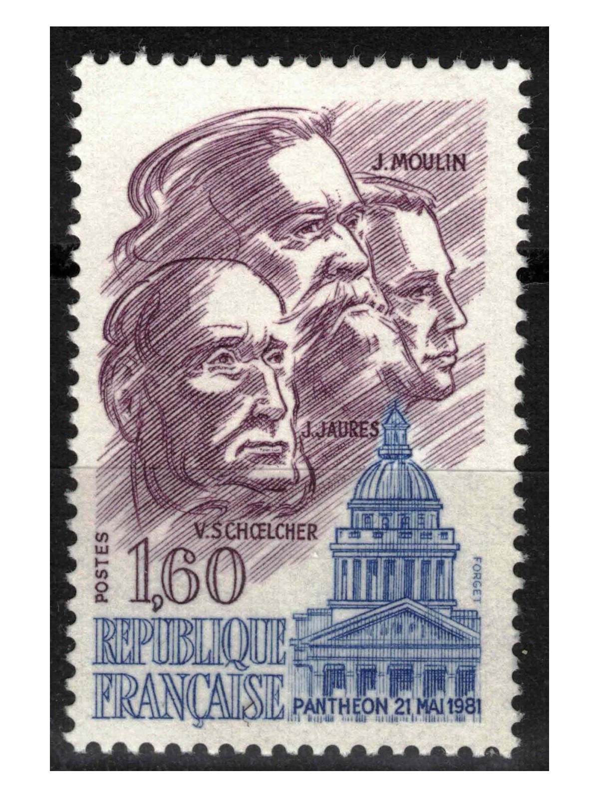 FRANCE 1981 Pantheon May 21, 1981 MNH**
