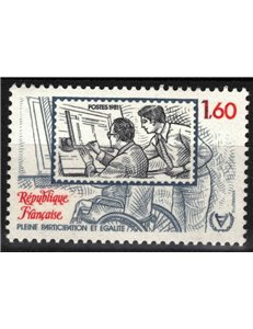 FRANCE 1981 Year of the Handicapped MNH**