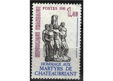 FRANCE 1981 Martyrdom of prisoners MNH**