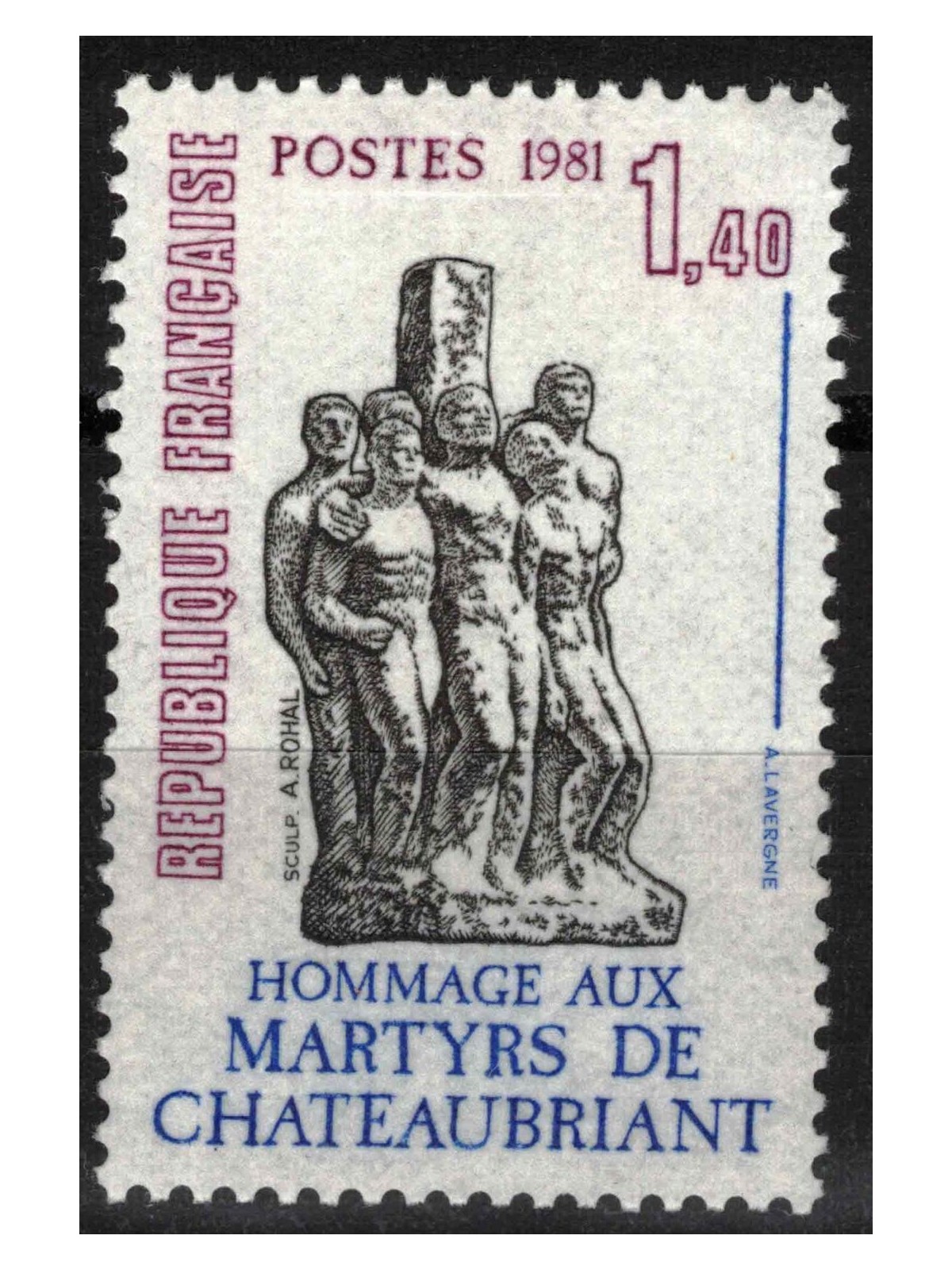 FRANCIA 1981 Martirio dei prigionieri MNH**
