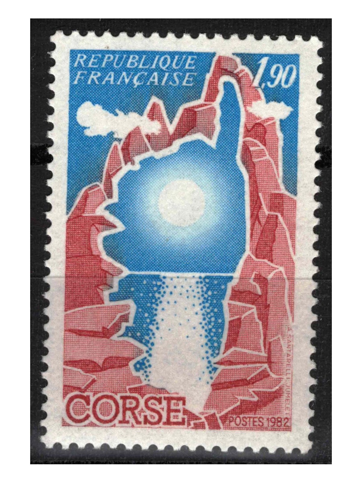 FRANCIA 1982 Le Regioni Francesi (Corsica) MNH**