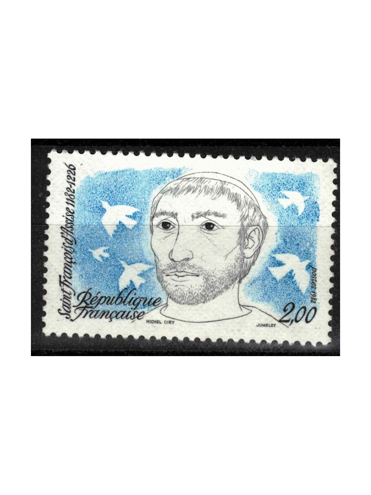 FRANCE 1982 Saint Francis of Assisi MNH**