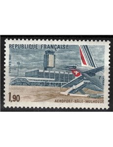 FRANCIA 1982 Aeroporto Basilea-Mulhouse MNH**