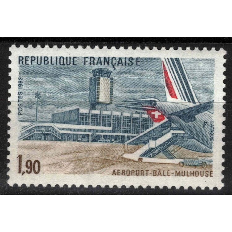 FRANCE 1982 Basel-Mulhouse Airport MNH**
