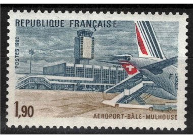 FRANCIA 1982 Aeroporto Basilea-Mulhouse MNH**