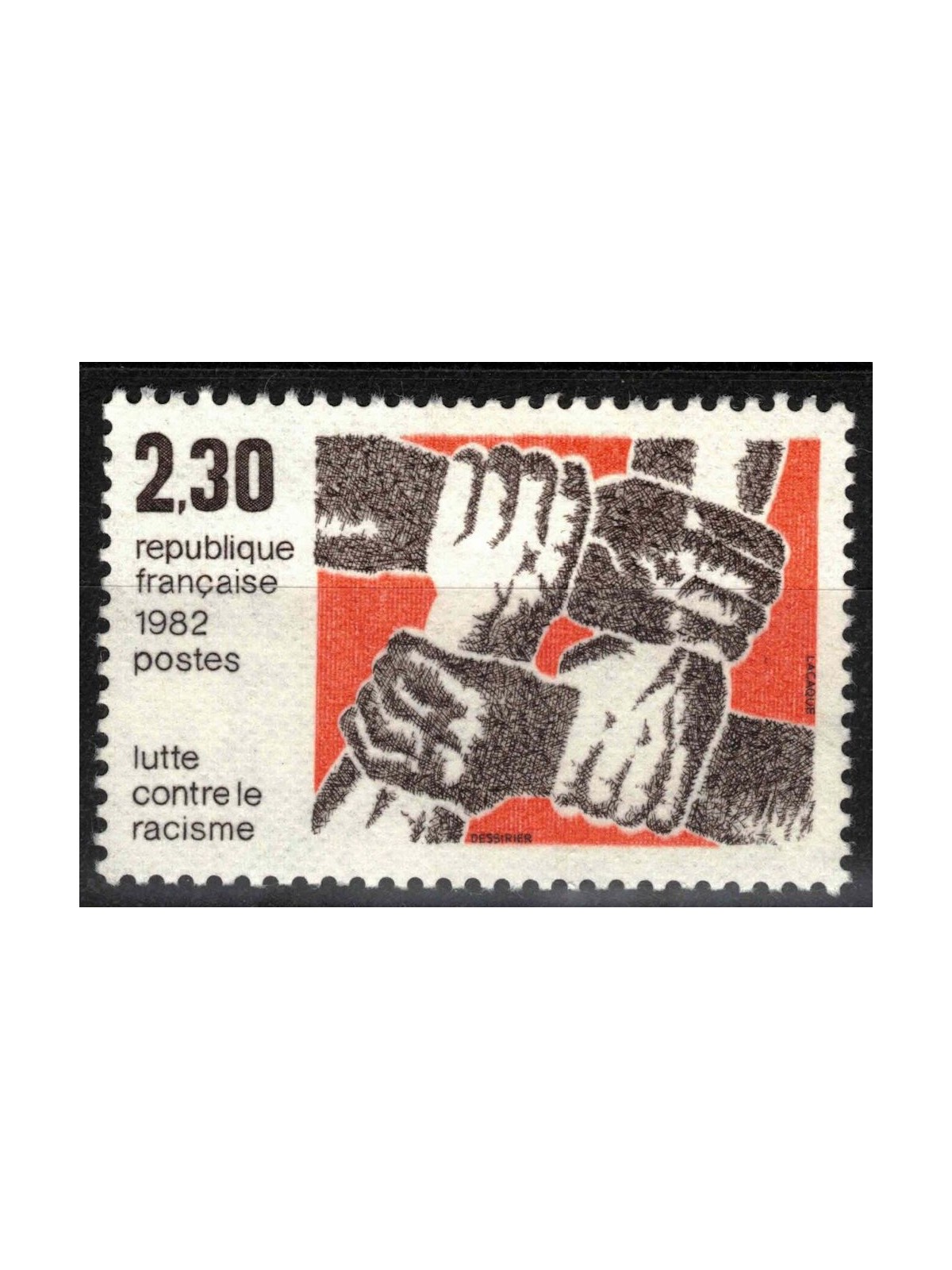 FRANCIA 1982 Lotta contro il razzismo MNH**
