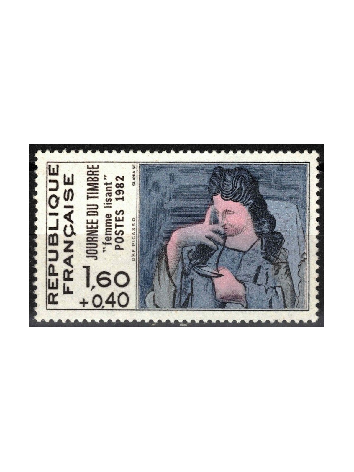 FRANCE 1982 Stamp Day MNH**