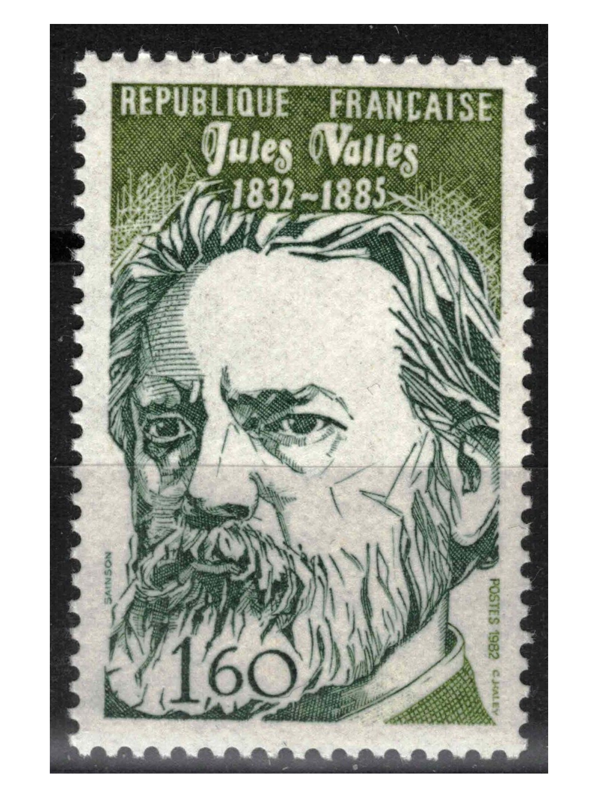 FRANCIA 1982 Jules Vallés MNH**