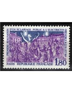 FRANCIA 1982 Primo impianto elettrico pubblico MNH**