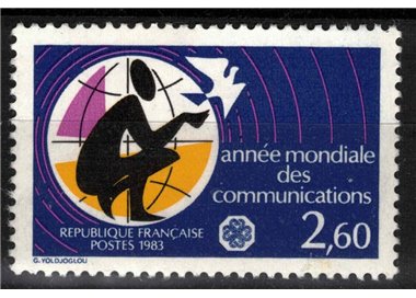 FRANCE 1983 Year of Communications MNH**