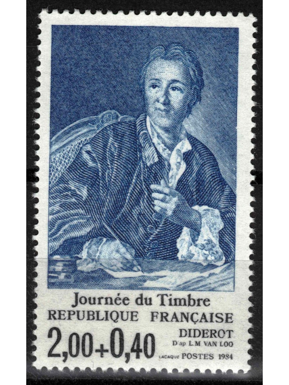 FRANCE 1984 Stamp Day MNH**