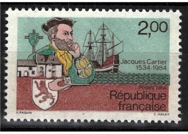 FRANCE 1984 Jacques Cartier MNH**