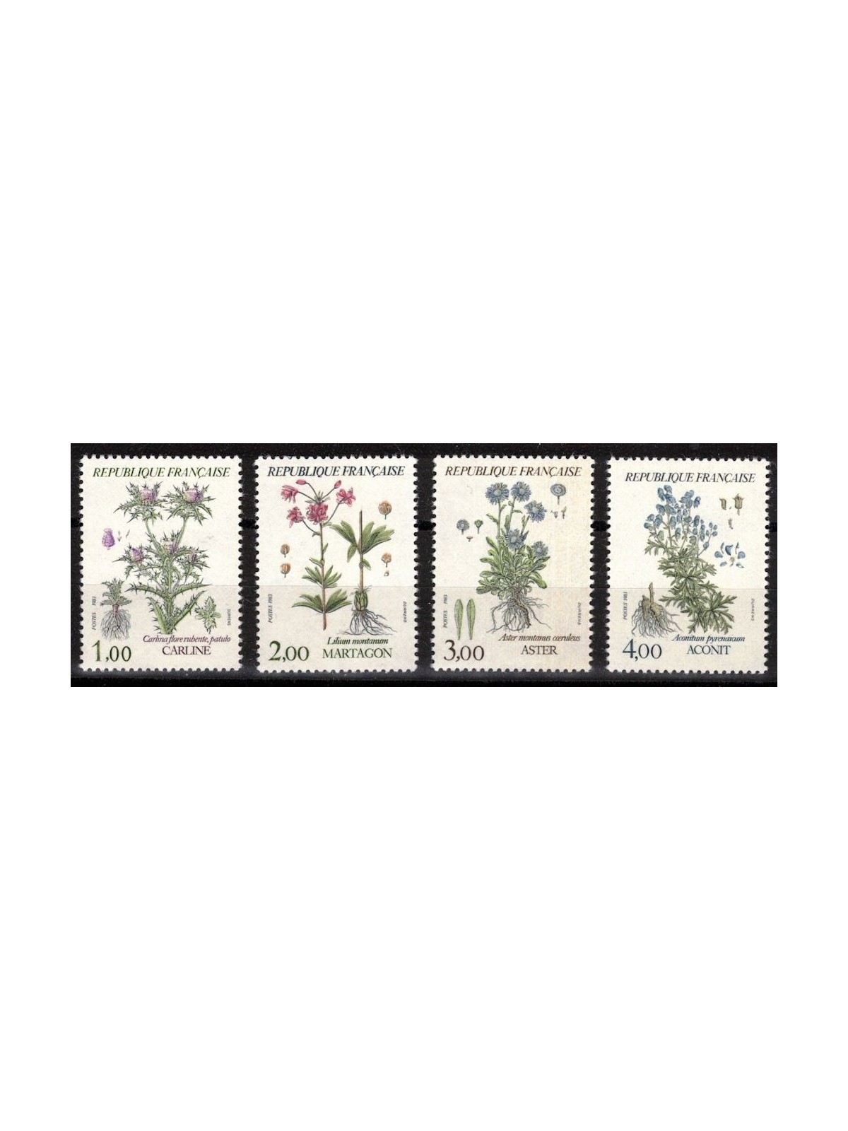 FRANCE 1983 Nature in France (1st series) 4v MNH**