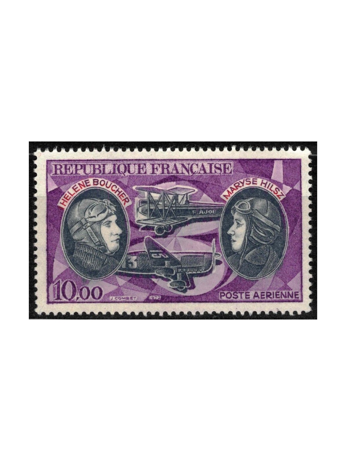 FRANCE 1972 Aviation Pioneers, Airmail MNH**